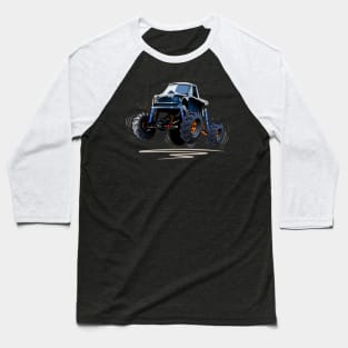 Cartoon Monster Truck Baseball T-Shirt